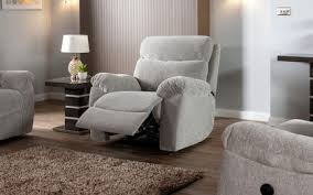 Fabric living room chairs : Cloud Manual Recliner Chair