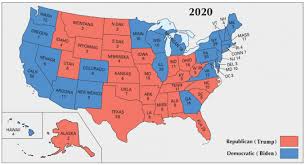 2020 primary elections national results & map. Us Election Of 2020 Map Gis Geography