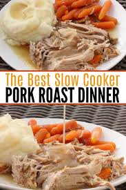 Pork shoulder is a tasty, versatile piece of meat. Crock Pot Pork Roast And Video The Best Slow Cooker Pork Roast