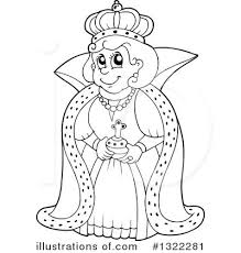 She founded the imperial military nursing. Queen Clipart 1322281 Illustration By Visekart