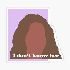 Mariah carey i don't know her. Mariah Carey I Don T Know Her Sticker By Popmoments Redbubble