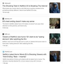 Brightside.me has put together a list of 10 movies which we think are worth watching if you're after something a bit more interesting. Eli On Netflix Is Supposedly Making Viewers See Demons Out Of The Corner Of Their Eyes And I Watched It So You Don T Have To