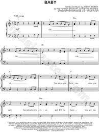 Musicnotes Com Unsupported Browser Or Operating System Sheet Music Justin Bieber Baby Piano Music