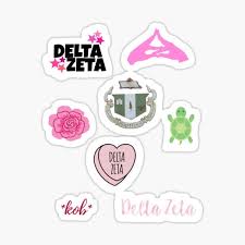 Prep for college life with. Delta Zeta Stickers Redbubble