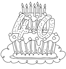 Maybe you would like to learn more about one of these? 40 Years Old Birthday Coloring Page Free Printable Coloring Pages For Kids