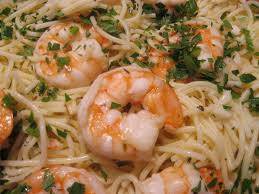 Angel hair pasta with shrimp scampi simply rocks! Shrimp Scampi Over Angel Hair Pasta Cooking With Mr C