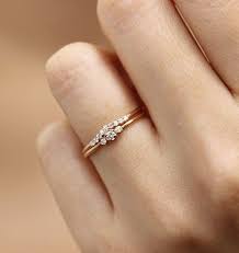 Three Stone Round Diamond Wedding Ring Set Bezel Set Engagement Wedding Band Round Diamond Wedding Rings Wedding Ring Sets Diamond Wedding Bands