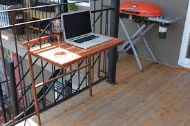 When you add folding wooden table legs to a craft or hobby table, you create a versatile piece of furniture that can be stored away compactly when it is not needed. Creative Outdoor Accessories To Hang From Your Balcony Railing