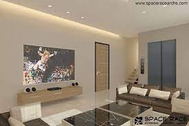 Living room furniture ideas fireplace modern. Space Race Architects Informal Sitting Tv Lounge Tv Lounge Is A Small Cosy Place For Family To Spend Time Together The Use Of Granite Chaukhats Of Door Is Highlighting The