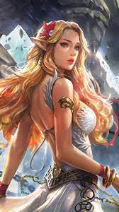 Fantasy and 3d girls wallpapers (60 обоев). Fantasy Women Mobile Abyss