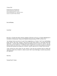 Application Letter | Pdf | Chef | Metro Manila