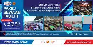 Stadium jcorp pasir gudang, jalan bandar, 81700 pasir gudang, johor darul takzim. Perbadanan Stadium Negeri Kedah Venue Untuk Semua