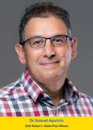 Dr. Samuel Aparicio, winner of the Cancer Society's Robert L. Noble Prize