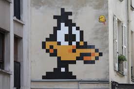 Pa 1189 Pa 1190 By Invader In Paris France Street Art News Banksy Art Graffiti Art