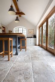 For Your Consideration Limestone Kitchen Flooring Yes Really Hunker House Flooring Rustic Flooring Stone Kitchen Floor