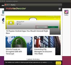 How To Run Android Apps On Ubuntu Linux With Anbox Make Tech Easier App Android Apps Application Android