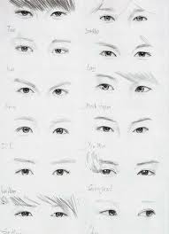 Exo Eyes Fanart Sooo Amazing Exo Drawing Exo Fan Art Exo Eyes