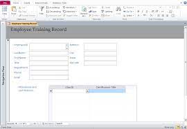 Employee training plan template for microsoft access. Template Formats Form Download Free Microsoft Access Employee Database Template