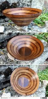Saladier En Bois Tourne Par Kuriosarts Bois Tourne Bois Tour A Bois