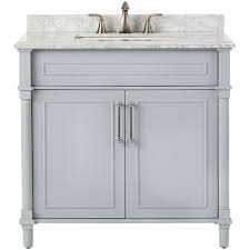 Showing results for marble top bathroom cabinet. Home Decorators Collection Aberdeen 36 In W X 22 In D Single Bath Vanity In Dove Grey With Carrara Marble Top With White Sink 8103600270 The Home Depot