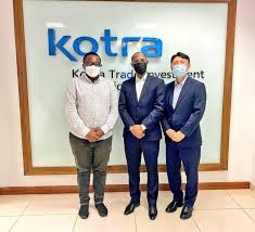 I had a fruitful exchange today with the Director-General of KOTRA…