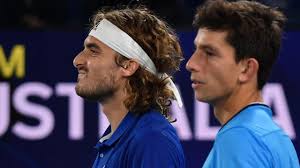 Didn't tsitsi start off with short hair and he's grown it out now? Australian Open 2021 Michail Pervolarakis Questions Stefanos Tsitsipas Greek Team Atp Cup