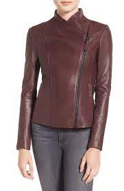 100 Genuine Top Quality Cowhide Leather Customized Design Color Size Options Are Available Oxblood Red Color W Leather Jackets Women Fashion Leather Jacket