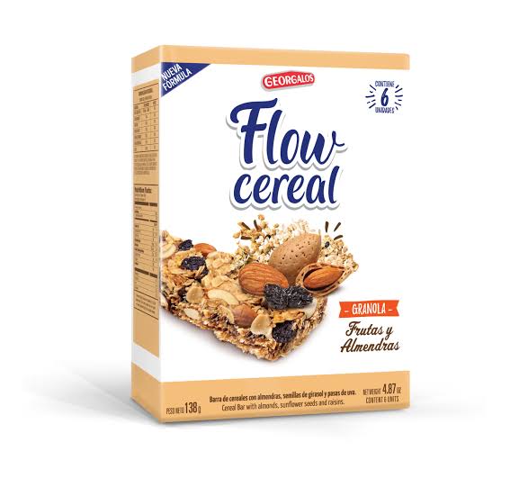 Cereal Flow Georgalos Almendras y Manzana por 30 gramos