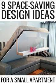 9 Superb Space Saving Design Ideas For A Small Apartment Small Apartments Space Saving Home Diy