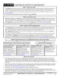 Along with restoring the parties to single status, the court will issue orders for custody and visitation of the minor children of the marriage, child support, spousal support, and confirm or divide community and separate property assets and debts. Fl 107 Info Legal Steps For A Divorce Or Legal Separation
