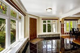 Standard door and window trim is typically 2 1/4 inches in width, baseboard is about 3. Personalize Your Windows With Trim Moulding Mouldings Com