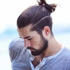 Pin By Velibor Milenkovic On Man Hair Salon Photo Editor Man Bun Hairstyles Hair Styles Man Ponytail