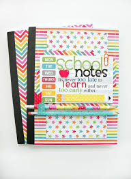 Doodlebug Back To School Decorated Composition Notebooks Washi Tape Covered Pencils By Stephanie Buice Doodlebug Design Composition Notebook Scrapbook Cover