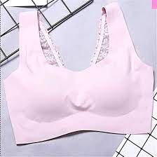 Buy Japan Breast Massage Girl Wear Open Double Push Up Seamless Sleep Bra  Pink Cup Size L at Amazon.in