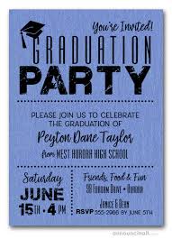 It may be the end of an era, but it's also the start of something even bigger as your grad goes on to do for such an occasion, you'll want to send college graduation invitations. Shimmery Blue Dotted Graduation Party Invitations