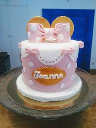 Minnie Rose Blanc Et Or Gateau Minnie Decoration Gateau Ganache Chocolat Noir