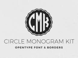 Monograms are great for personalizing clothing, bags, backpacks, water bottles etc. 12 Circle Monogram Font Styles To Love And Download Medialoot