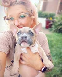 Baby Lottie 13 weeks. Don't let the cute little face fool you. She's a  little devil.in disquise 🤣