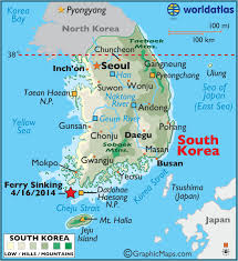 South Korea Maps Facts Korea Map South Korea Travel South Korea
