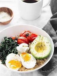 Savory Quinoa Breakfast Bowls Recipe Breakfast Bowl Recipe Healthy Healthy Bowls Recipes Breakfast Bowls Recipe