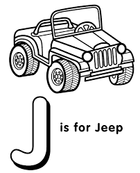 The jungle is too far to visit, but your child can explore it using their imagination and our jungle coloring pages. J For Jeep Vocabulary Printable Picture