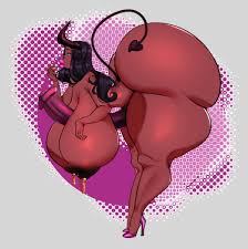 Rule 34 Dev - 1girls applying_lipstick ass_focus ass_up bent_over  big_booty_judy bimbo bimbo_lips blitzhero bokcutter breasts  commissioner:blitzhero curvy dark-skinned_female dark_skin dialogue  dyed_hair hanging_breasts high_heels huge_ass huge_breasts ...