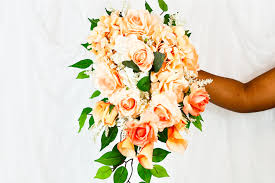 Check spelling or type a new query. Diy Gorgeous Peach Flowers Wedding Bouquet