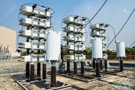 The capacitor units are manufactured as the entire capacitor bank is constructed in a single arrangement. Capacitor Bank In High Voltage Substation Stock Photo Picture And Royalty Free Image Image 17225863