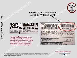If the actual tonnage is not listed and you do not see the btu number, look at the model number. York Hvac Age Building Intelligence Center