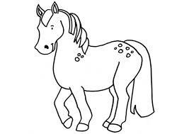 Dibujos Para Colorear De Caballos