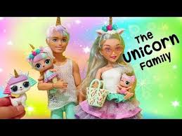 En este canal nos encantan los juguetes sorpresa y las muñecas l.o.l. Barbie Lol Families The Unicorn Family Pet Prank Toys And Dolls Fun Pretend Play For Kids Youtube Lol Dolls Prank Toys Doll Family