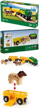 Locomotives 180323 Brio Farm Animal Toy Train Made With European Beech Wood Green Farm Locomotive Buy It Now Only 40 Farm Animal Toys Toy Train Pet Toys