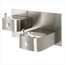 Model 1119 Hi Lo Wall Mounted Stainless Steel Drinking Fountains With A Back Panel Haws Corporation Free Bim Object For Revit Bimobject Find a large variety of wall mounted drinking fountains in this section. model 1119 hi lo wall mounted
