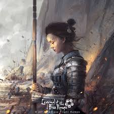 Borderlands Defender By Vuogle Female Samurai Japanese Fantasy Samurai Art